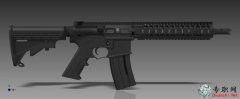 AR-15ǹ3Dģ_Inventor 2013_STPʽԴļ