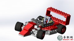 F1ָ߳3Dģ_Solidworks_װͼSLDPRT/SLDASMԴļ