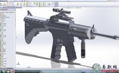 M16ǹ3Dģ_Solidworks_SLDPRTʽԴļ