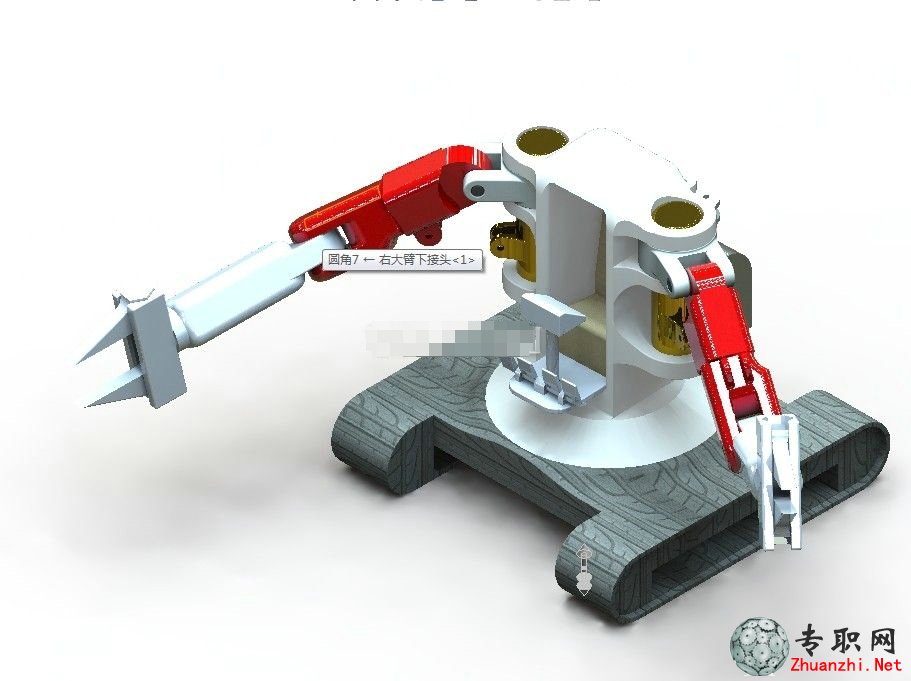 工作机器人3D模型