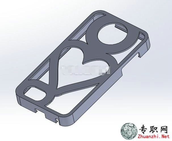 中兴u795手机外壳3D模型