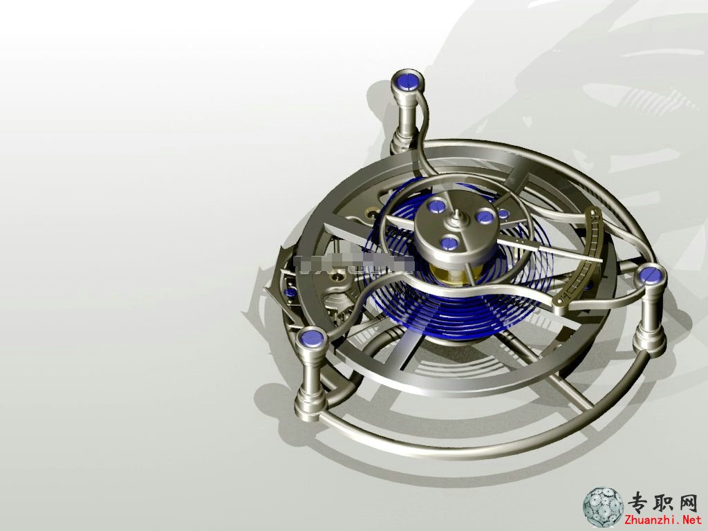 SolidWorks陀飞轮3D模型下载