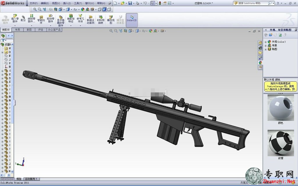 SolidWorksM82A1ѻǹ3Dģ