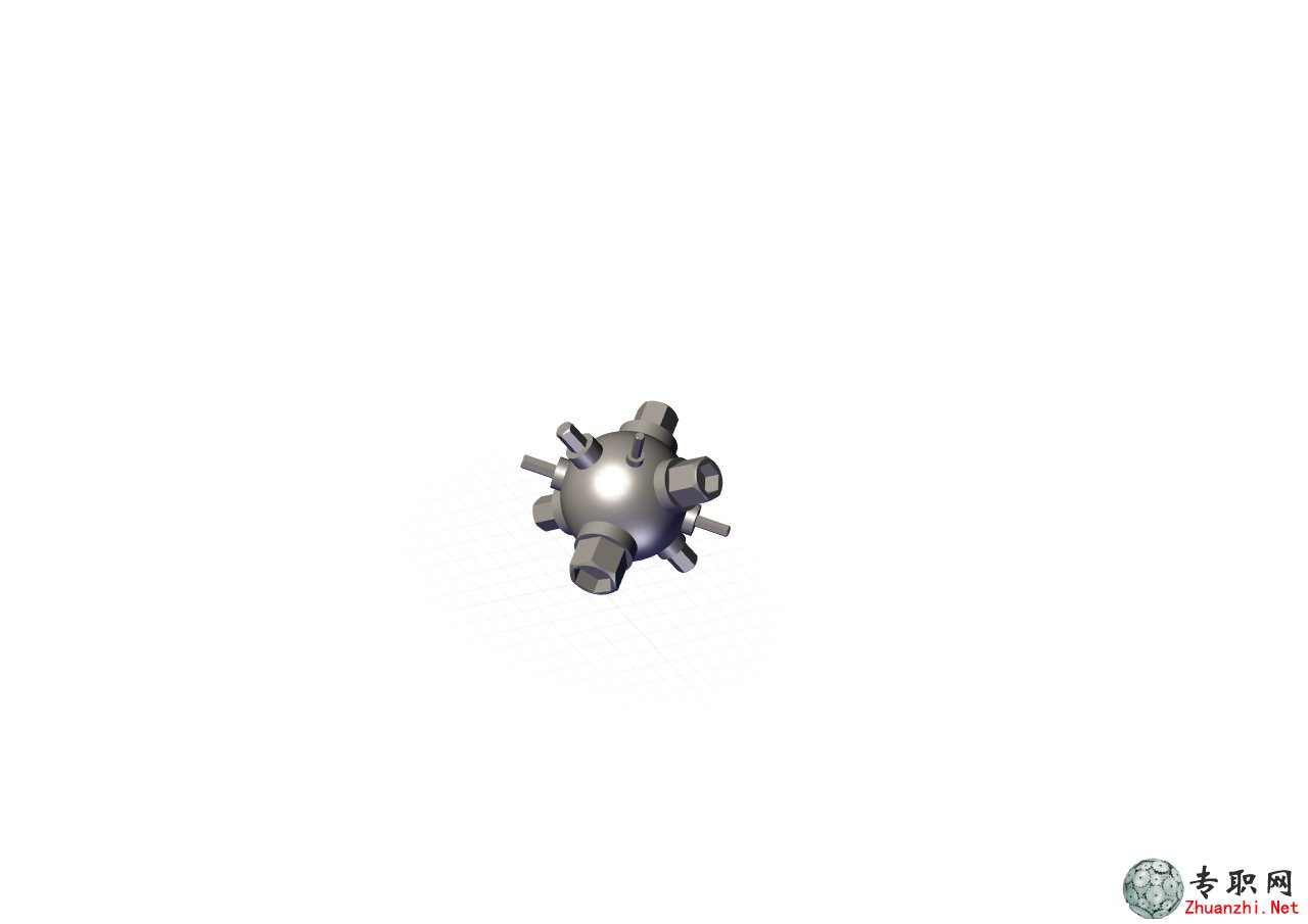 SolidWorks内外六角多用工具3D模型