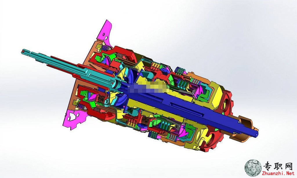 SolidWorks奔驰自动变速箱3D模型