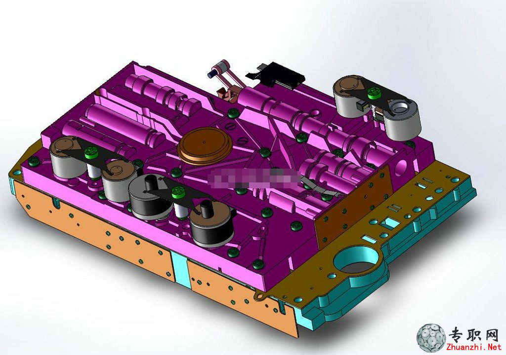 SolidWorks奔驰自动变速箱3D模型