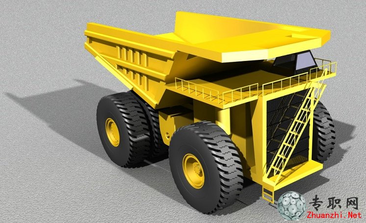 SolidWorks 超级矿用卡车CAT797 3D模型