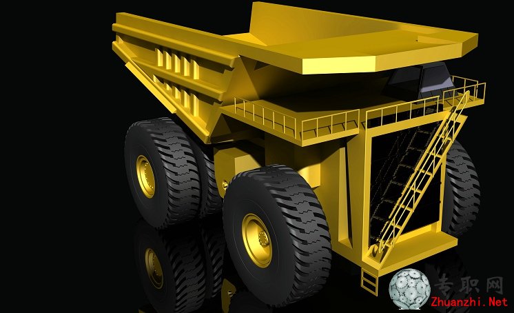 SolidWorks 超级矿用卡车CAT797 3D模型