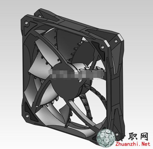 SolidWorks 通风机3D模型
