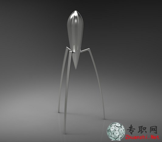 UG NX 外星人榨汁机3D模型