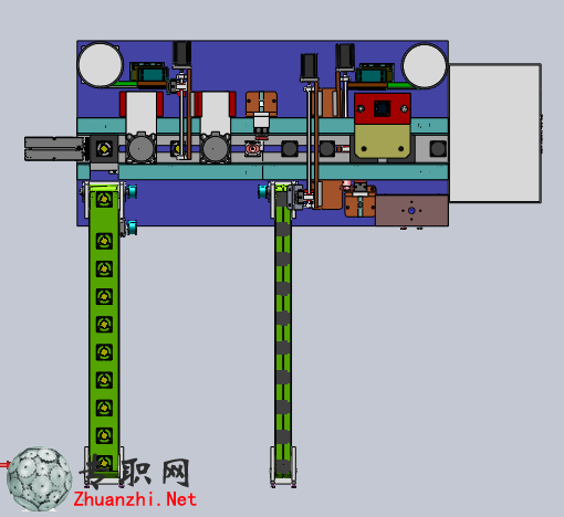 桌面式CPU散热风扇组装机3D模型