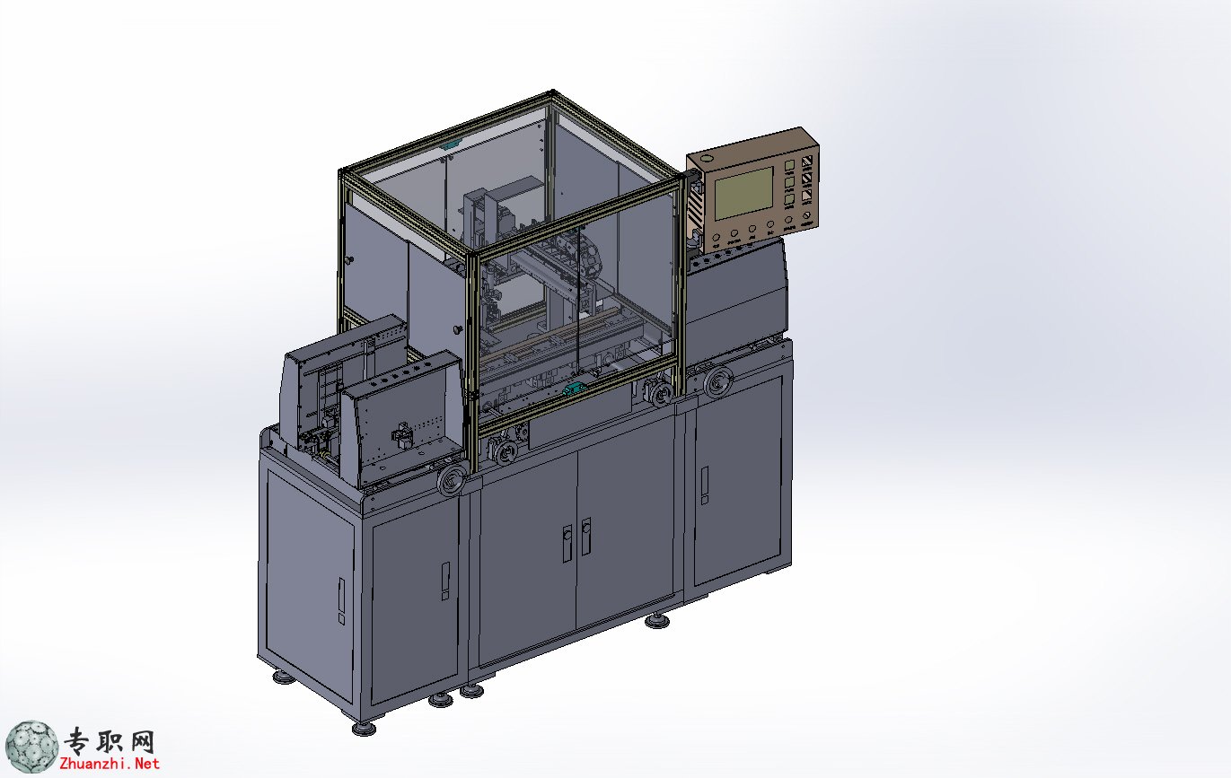 六头PCB板贴标机 全自动非标机械设备3D模型