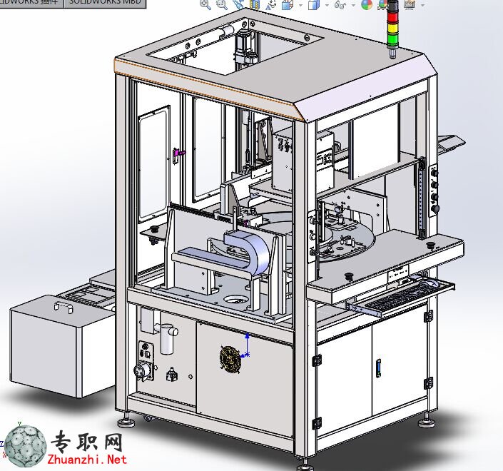 全自动打螺丝机3D模型