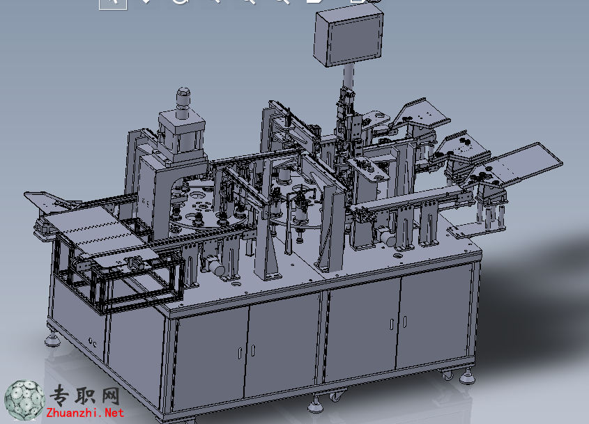 非标自动化汽车油封组装机3D模型