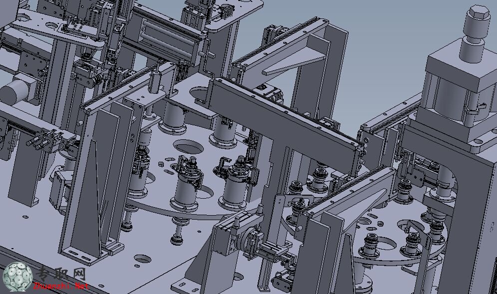 非标自动化汽车油封组装机3D模型