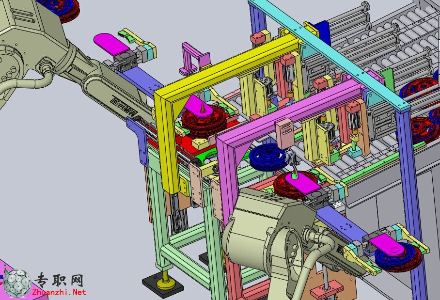 机器人自动组装设备、非标自动化机器3D模型