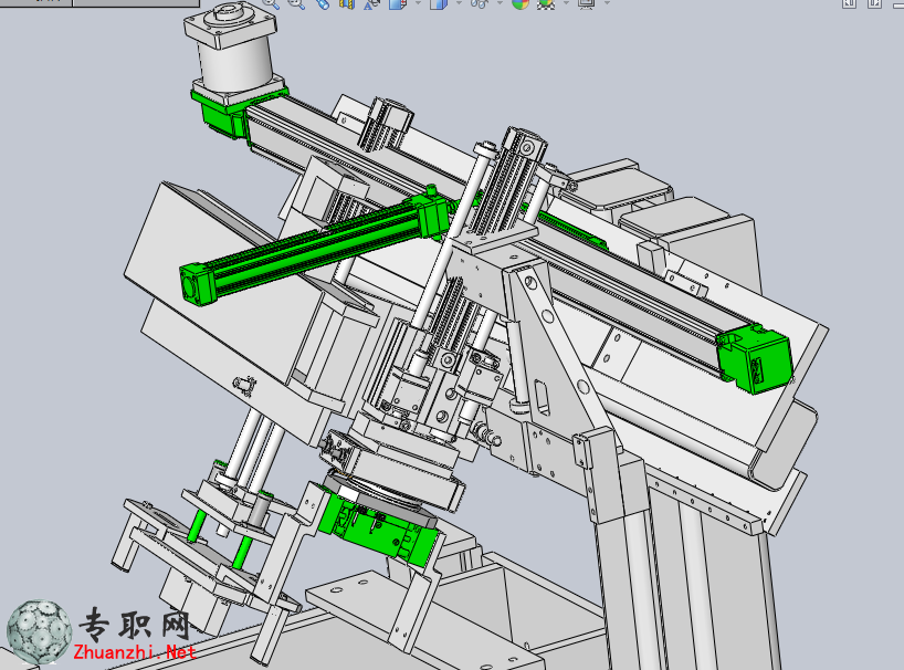 抓取机械手自动化设备3D模型