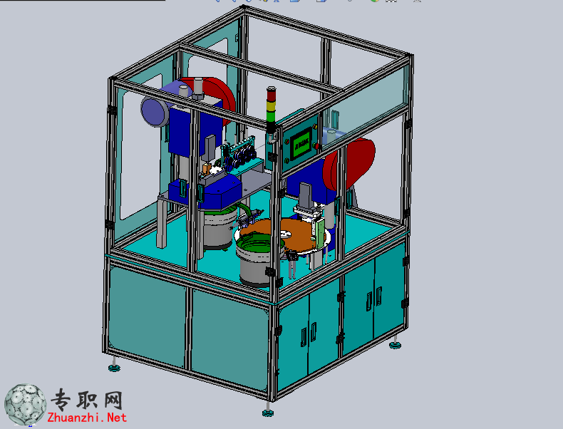火花塞自动化填充机、非标机械设备3D模型