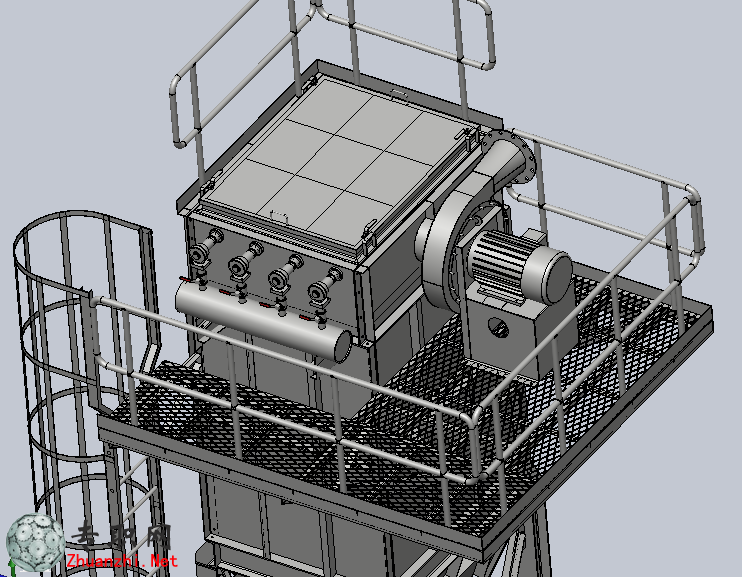 袋式除尘器3D模型