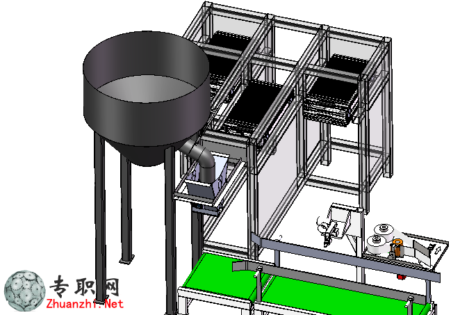 自动化灌装码垛生产线3D模型