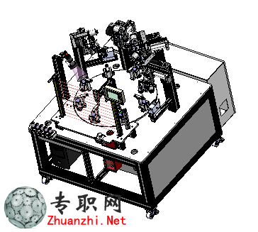 非标自动化气泵焊锡装配线3D模型