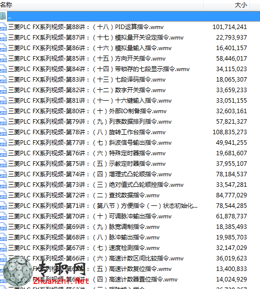 三菱PLC编程 FX2n视频教程88讲全套 三菱PLC FX系列视频