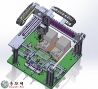 打螺丝的自动机3D模型_SolidWorks设计_STEP文件下载