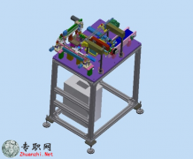 自动贴胶机3D模型_SolidWorks设计_STEP文件下载