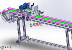 双层可调节流水线3D模型_SolidWorks设计_step(stp)文件下载