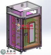 洁净型烘箱3D模型_SolidWorks设计_x_t文件下载