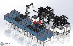 全自动电表（NB卡表/IC卡表）控制和上壳装配线3D模型_SolidWorks设计_Sldprt/Sldasm文件下载