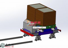 智能仓库环形穿梭车3D模型_SolidWorks设计_Sldprt/Sldasm文件下载