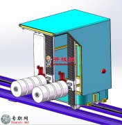 纱筒转运车RGV小车3D模型图纸_SolidWorks设计_step(stp)文件下载